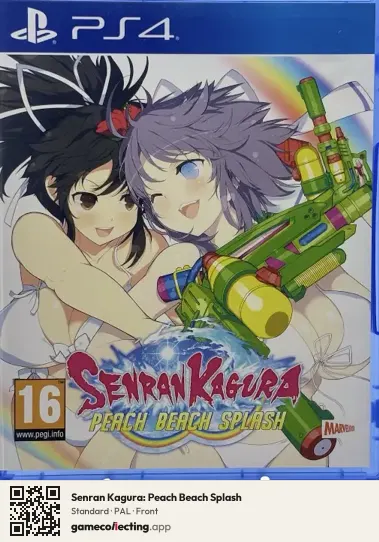 Senran Kagura: Peach Beach Splash PlayStation 4, PAL box front