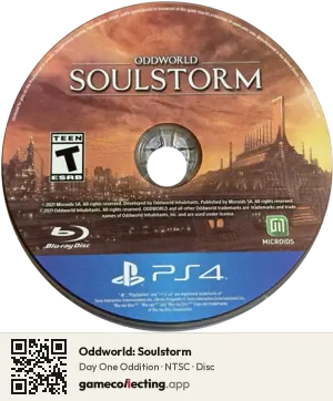 Oddworld: Soulstorm PlayStation 4, NTSC disc