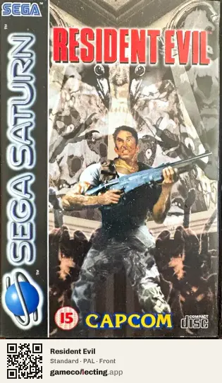 Resident Evil Sega Saturn, PAL box front