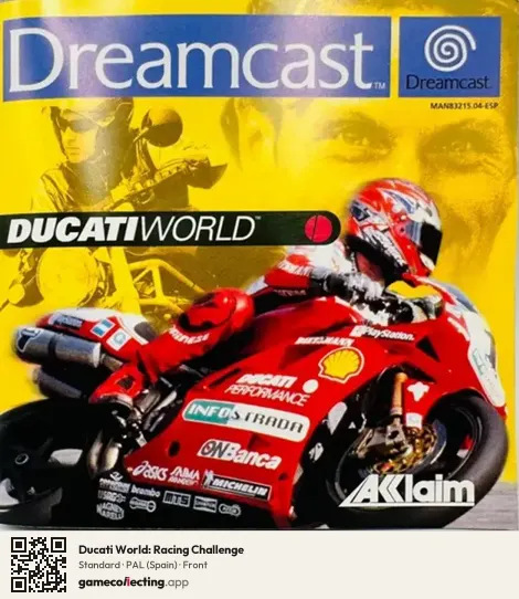 Ducati World: Racing Challenge Sega Dreamcast, Spain box front