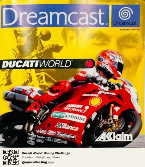 Ducati World: Racing Challenge Sega Dreamcast, Spain box front