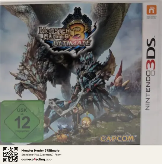 Monster Hunter 3 Ultimate Nintendo 3DS, Germany box front
