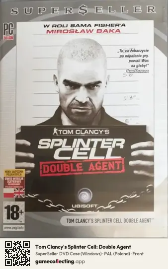Tom Clancy's Splinter Cell: Double Agent Computer, Poland box front