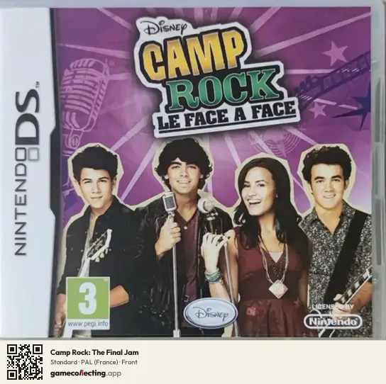 Camp Rock: The Final Jam Nintendo DS, France box front