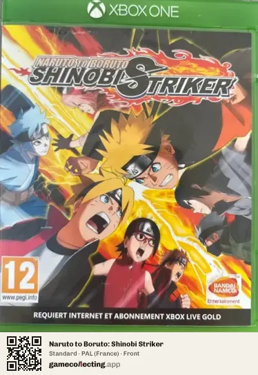 Naruto to Boruto: Shinobi Striker Xbox One, France box front