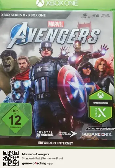 Marvel's Avengers Xbox One, Germany box front