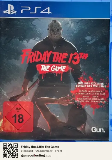Friday the 13th: The Game PlayStation 4, Germany box front