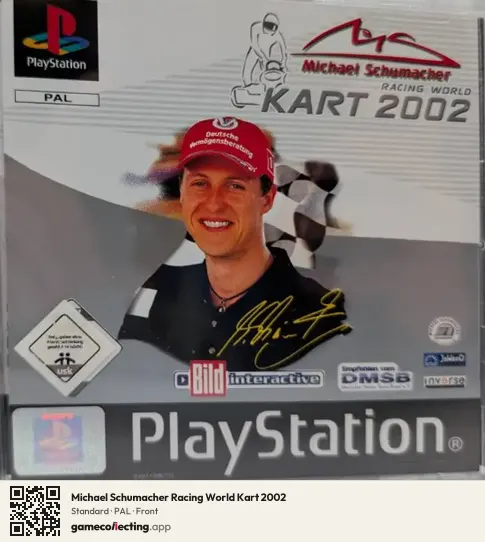 Michael Schumacher Racing World Kart 2002 PlayStation, PAL box front