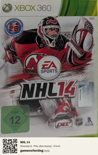 NHL 14 Xbox 360, Germany box front