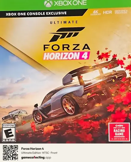 Forza Horizon 4 Xbox One, NTSC box front