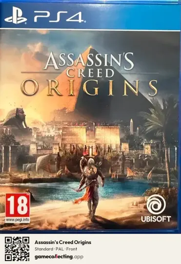 Assassin's Creed Origins PlayStation 4, PAL box front