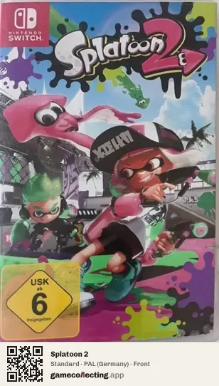 Splatoon 2 Nintendo Switch, Germany box front