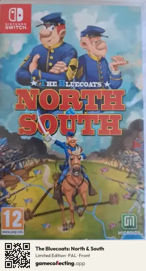 The Bluecoats: North & South Nintendo Switch, PAL box front