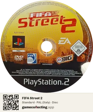 FIFA Street 2 PlayStation 2, PAL disc