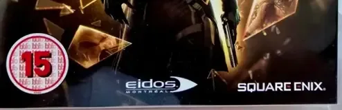 Deus Ex: Human Revolution, the BBFC circle on its front