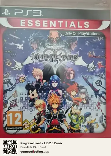 Kingdom Hearts: HD 2.5 Remix PlayStation 3, PAL box front