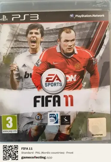 FIFA 11 PlayStation 3, Nordic countries box front