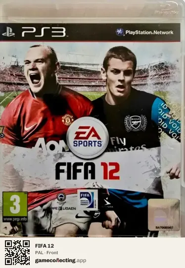 FIFA 12 PlayStation 3, PAL box front