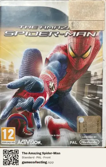 The Amazing Spider-Man Nintendo Wii, PAL box front