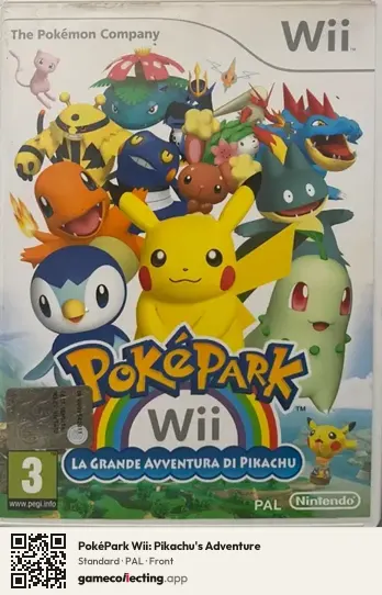 PokéPark Wii: Pikachu's Adventure Nintendo Wii, PAL box front