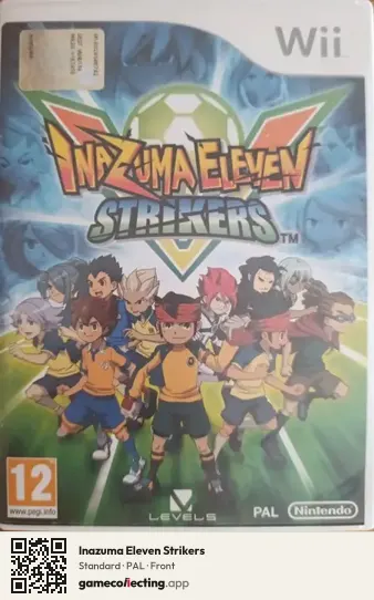Inazuma Eleven Strikers Nintendo Wii, PAL box front