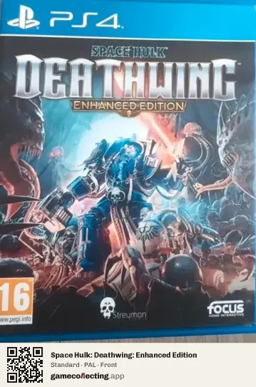 Space Hulk: Deathwing: Enhanced Edition PlayStation 4, PAL box front