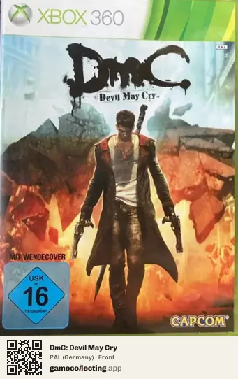 DmC: Devil May Cry Xbox 360, Germany box front