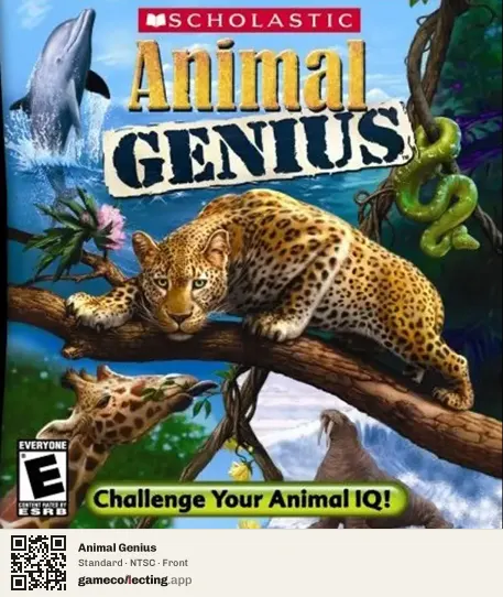 Animal Genius Nintendo DS, NTSC box front