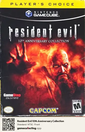 Resident Evil 10th Anniversary Collection Nintendo GameCube, NTSC box front