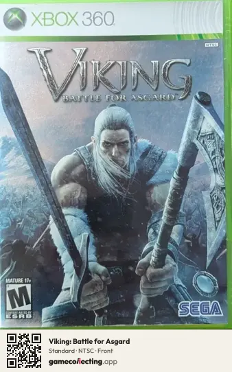 Viking: Battle for Asgard Xbox 360, NTSC box front