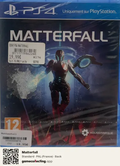 Matterfall PlayStation 4, France box back
