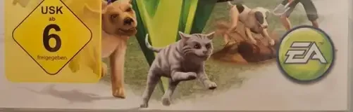 The Sims 3: Pets, the USK square on its front