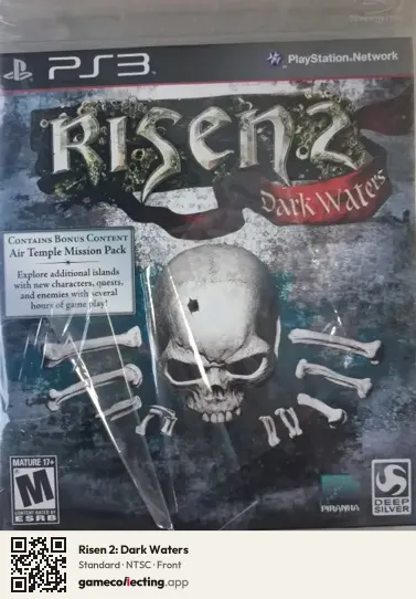 Risen 2: Dark Waters PlayStation 3, NTSC box front