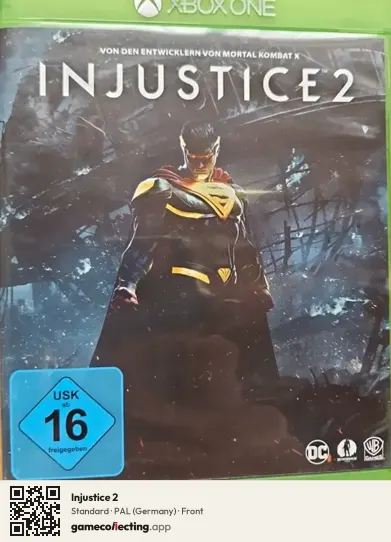 Injustice 2 Xbox One, Germany box front