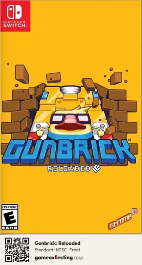 Gunbrick: Reloaded Nintendo Switch, NTSC box front