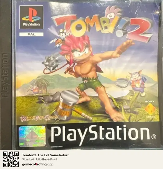 Tomba! 2: The Evil Swine Return PlayStation, Italy box front