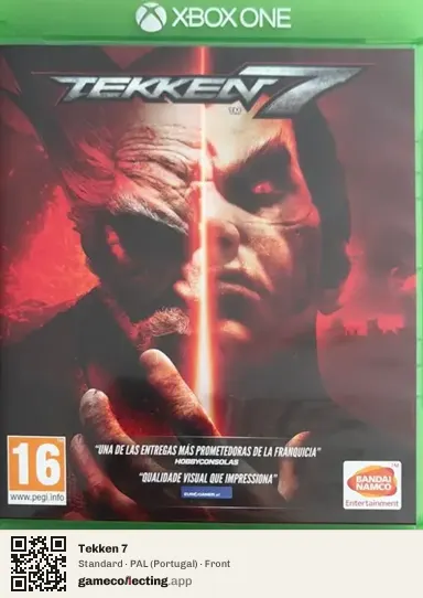 Tekken 7 Xbox One, Portugal box front