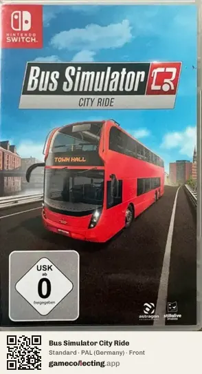 Bus Simulator City Ride Nintendo Switch, Germany box front