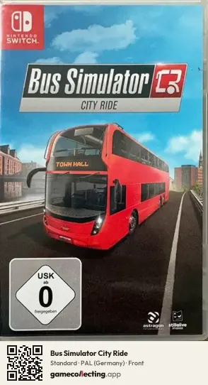 Bus Simulator City Ride Nintendo Switch, Germany box front
