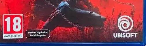 Assassin's Creed Shadows, the PEGI square on its front