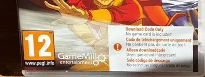 Avatar: The Last Airbender: Quest for Balance, the PEGI square on its front