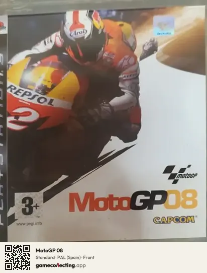 MotoGP 08 PlayStation 3, Spain box front