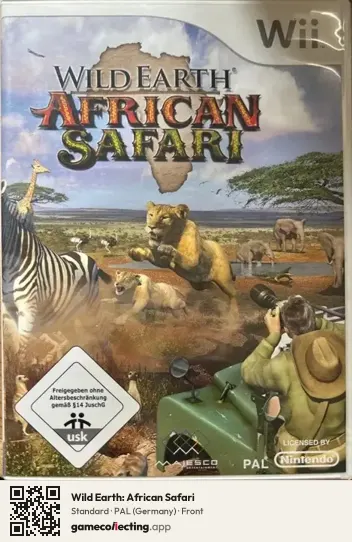 Wild Earth: African Safari Nintendo Wii, Germany box front