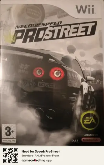 Need for Speed: ProStreet Nintendo Wii, France box front