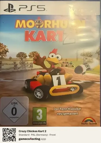 Crazy Chicken Kart 2 PlayStation 5, Germany box front