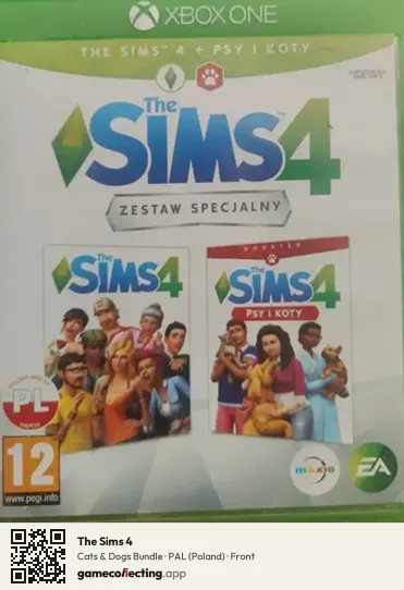 The Sims 4 Xbox One, Poland box front