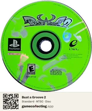 Bust a Groove 2 PlayStation, NTSC disc
