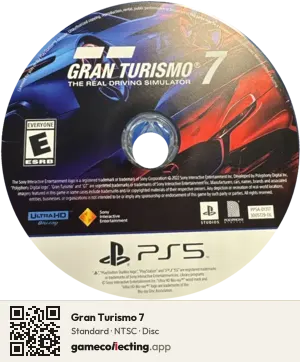 Gran Turismo 7 PlayStation 5, NTSC disc