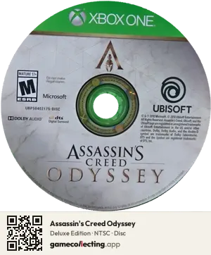 Assassin's Creed Odyssey Xbox One, NTSC disc