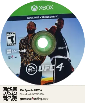 EA Sports UFC 4 Xbox One, NTSC disc